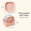 Square Plastic Bone Plates Set