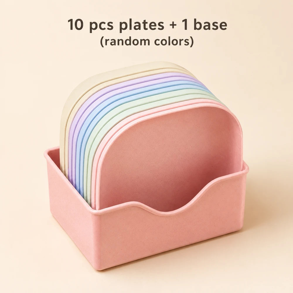 Square Plastic Bone Plates Set