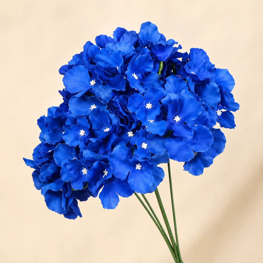 Artificial Blue Hydrangea Flower Bouquet