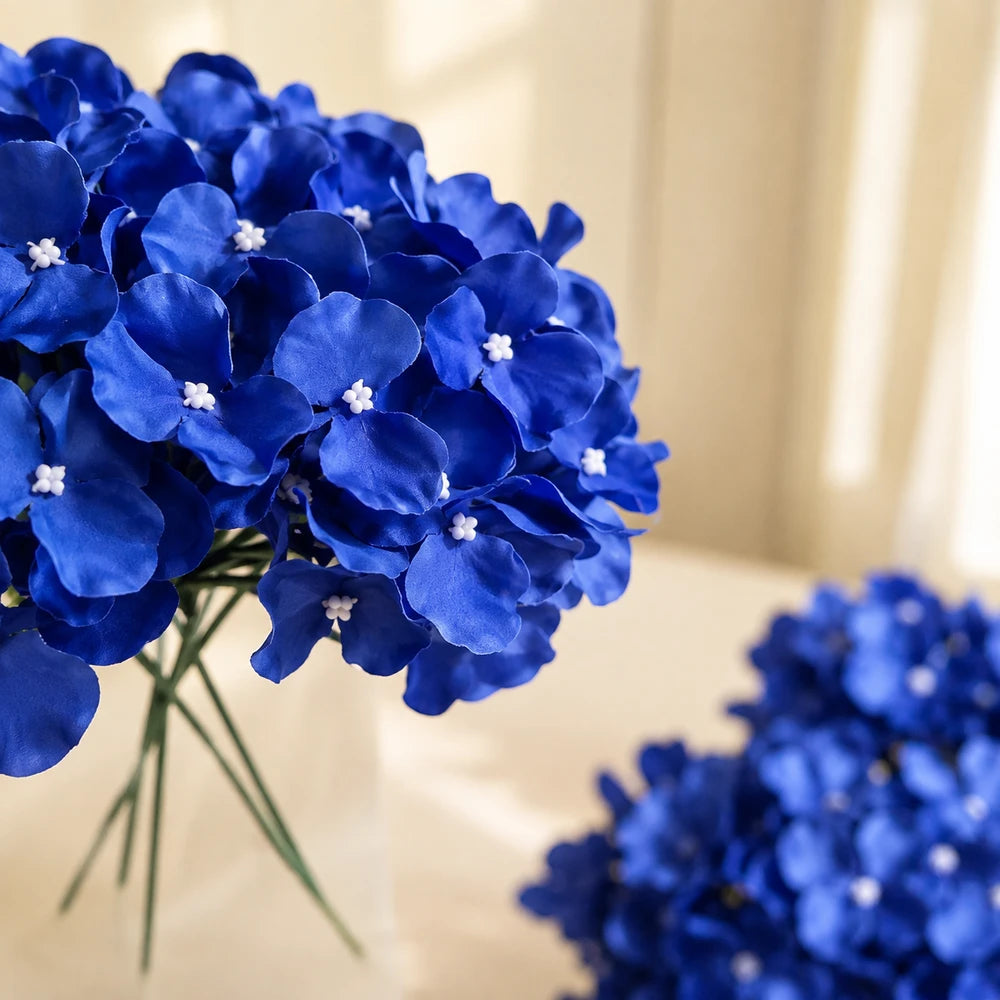 Artificial Blue Hydrangea Flower Bouquet