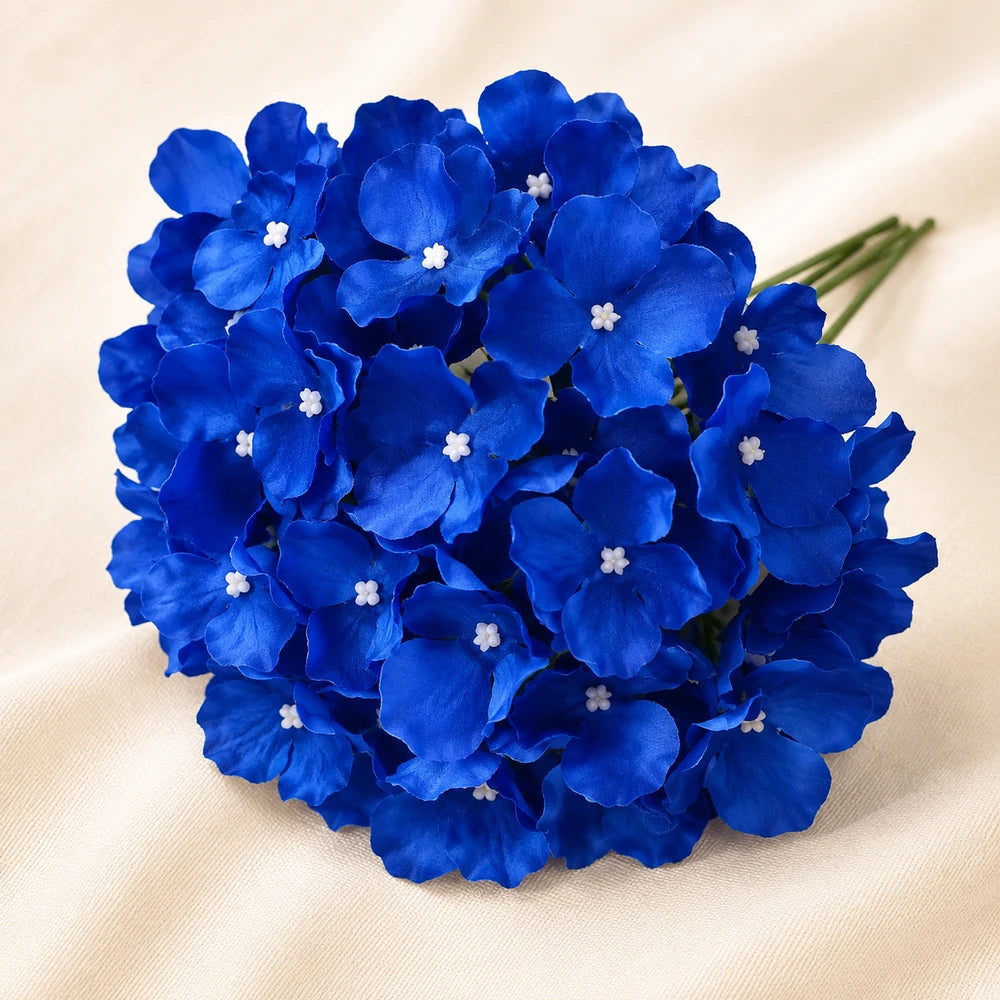 Artificial Blue Hydrangea Flower Bouquet