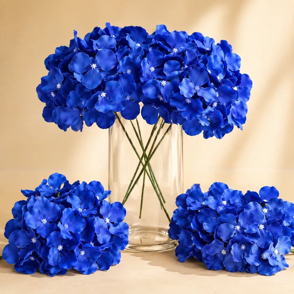 Artificial Blue Hydrangea Flower Bouquet