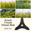 Carbide 3-Tooth Brush Cutter Blade
