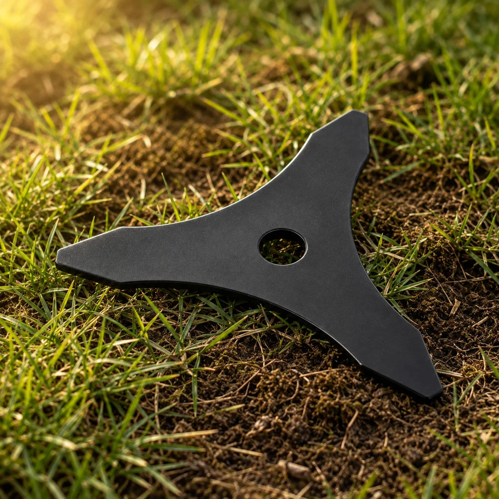 Carbide 3-Tooth Brush Cutter Blade