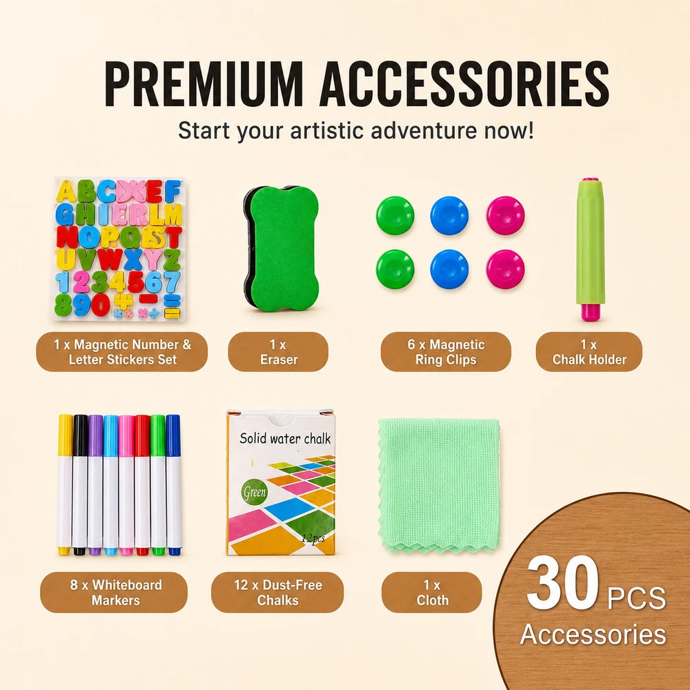 Standing Magnetic Drawing Board Art Easel