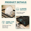 Large Two Tier Dish Drying Rack