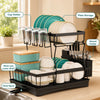 Large Two Tier Dish Drying Rack