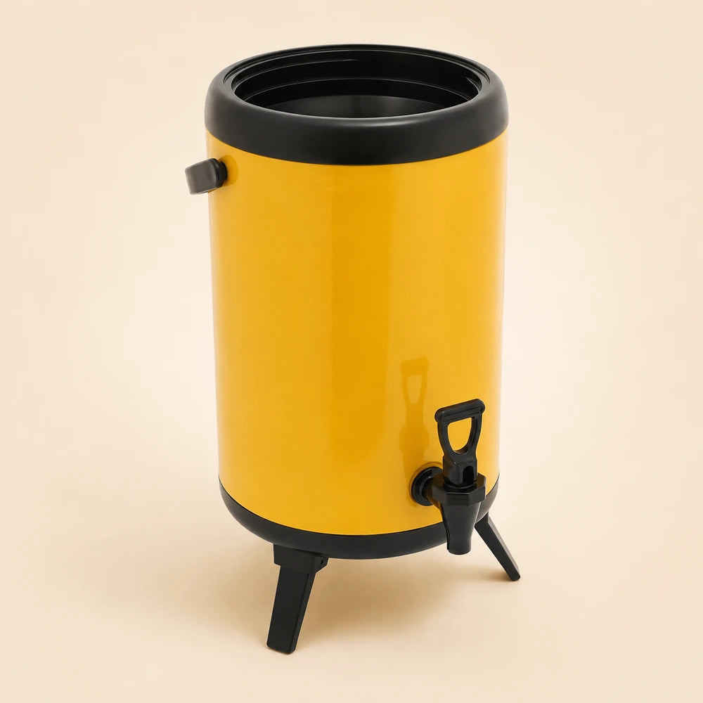 Yellow Insulated Beverage Dispenser