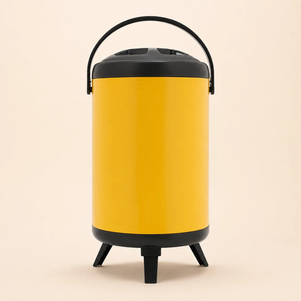 Yellow Insulated Beverage Dispenser