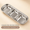 Stainless Steel 3-Compartment Dip Tray