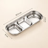 Stainless Steel 3-Compartment Dip Tray