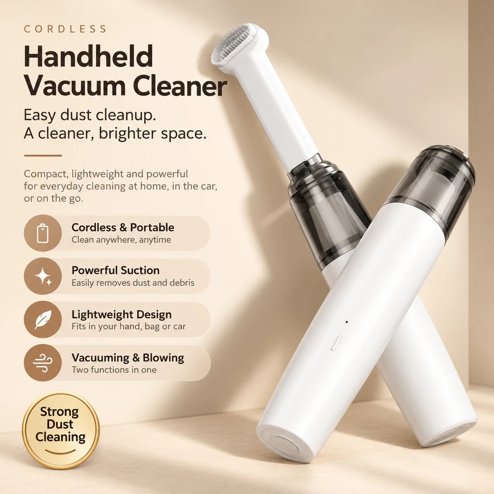 Rechargeable Mini Car Vacuum Cleaner