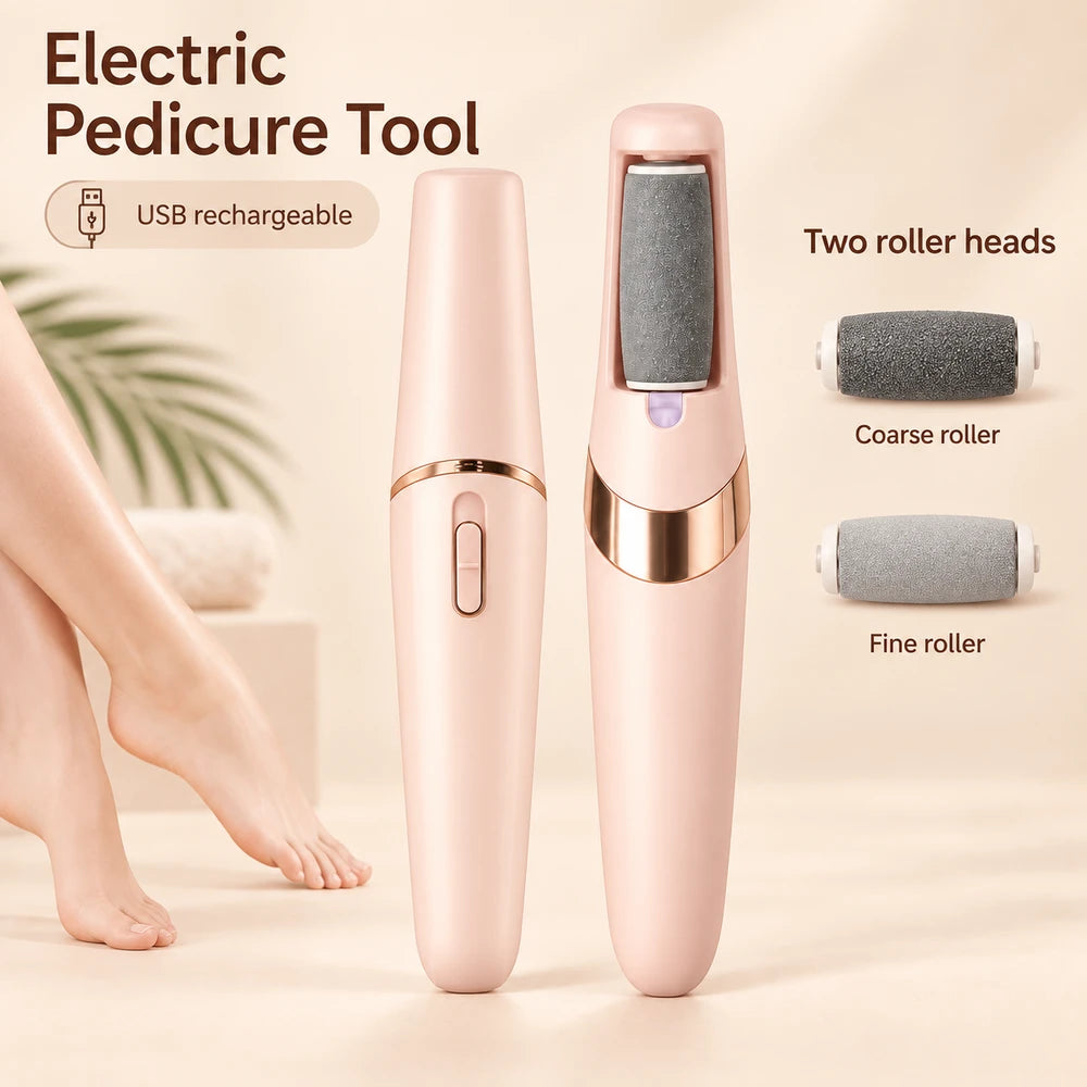 Pink Electric Foot Callus Remover