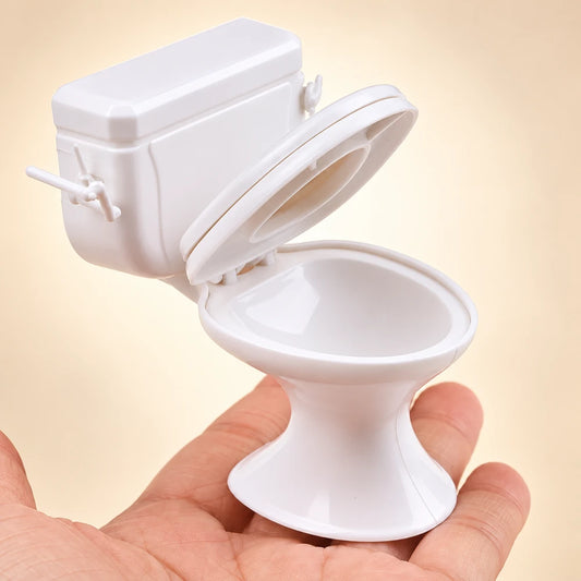 Miniature Vintage Dollhouse Toilet