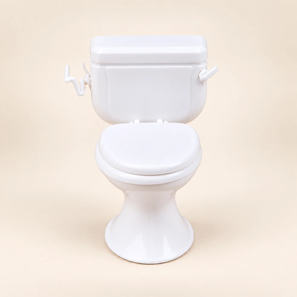 Miniature Vintage Dollhouse Toilet