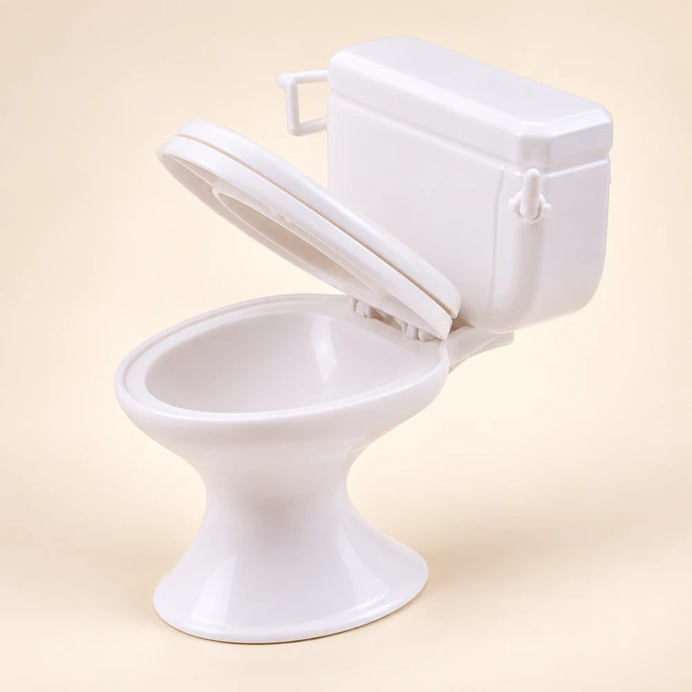 Miniature Vintage Dollhouse Toilet