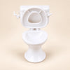 Miniature Vintage Dollhouse Toilet