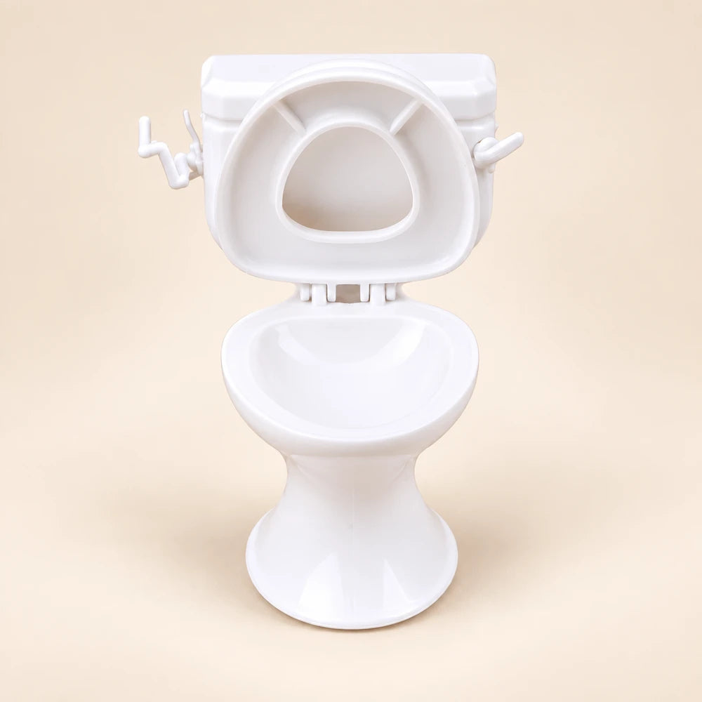 Miniature Vintage Dollhouse Toilet