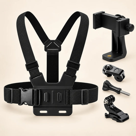 Adjustable Phone Chest Strap Holder