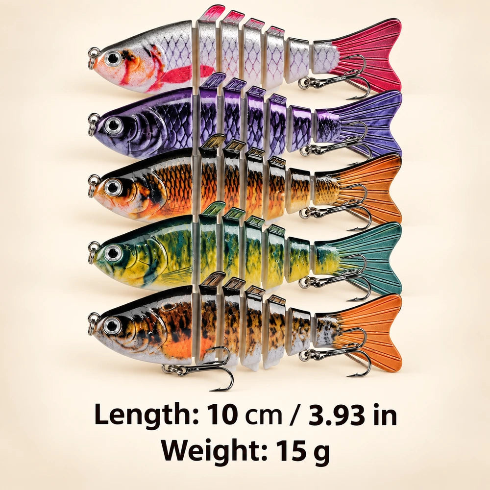 Multi Jointed Fishing Lure Swimbait