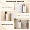 Self-Adhesive Black Iron Toilet Paper Holder