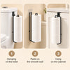 Self-Adhesive Black Iron Toilet Paper Holder