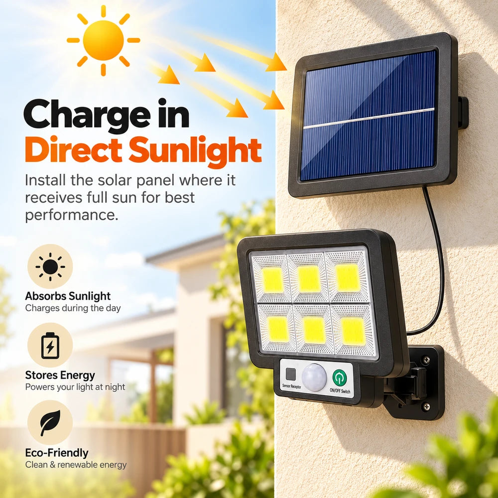 Solar Split Wall Lamp