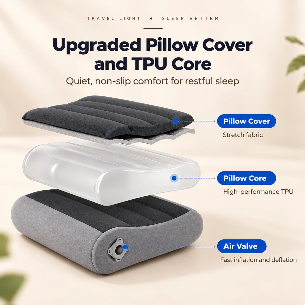 FLEXTAIL Inflatable Camping Pillow