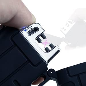 Outdoors Waterproof Lighter USB Electronic Rechargeable Pulse Plasma Lighter Double Arc Plasma Lighter