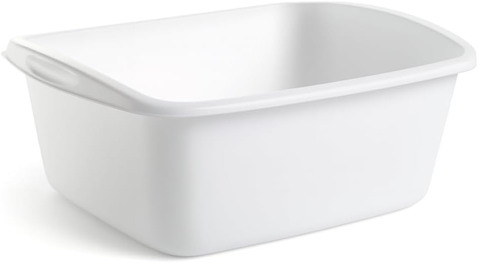 Wash Tub Dishpan Basin and Foot Bath for Soaking Feet Laundry Hand Wash Bucket Dish Pans for Washing