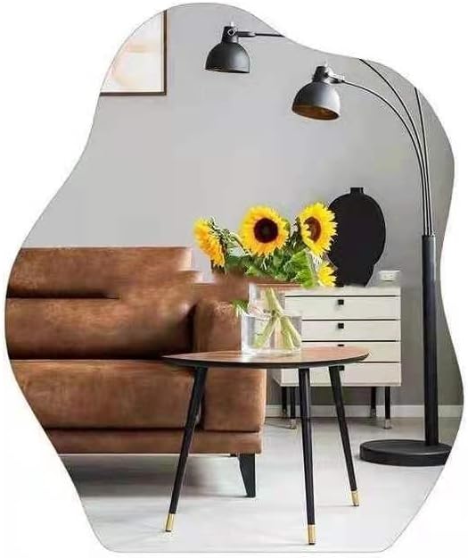 Aesthetic Room Decor Desk Mirror Decorative Locker and Table Frameless Cloud-Shaped