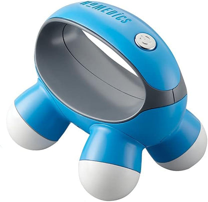 Mini Hand-Held Massager with Hand Grip Battery Operated Vibration Massage 4 Massage Nodes