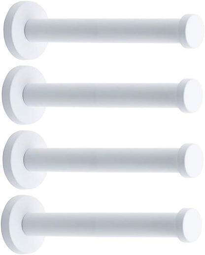 White Stainless Steel Single Super Heavy Duty Wall Mount Hook Coat Hanger Bath Towel Hooks