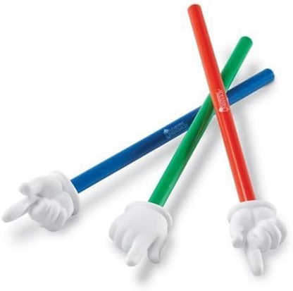 Set of 3 Pointer Finger Stick Hand Pointers for Classroom Pointing Fingers for Teacher Classroom