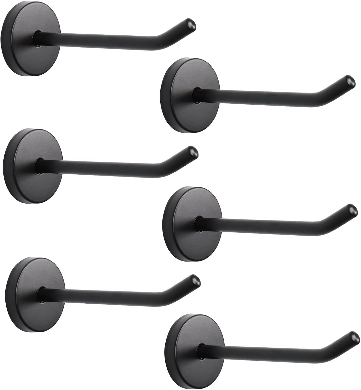 6 Pack Wall Mount Hooks for Hanging Hat Hurse Robe 304 Stainless Steel Heavy Duty Towel Hangers