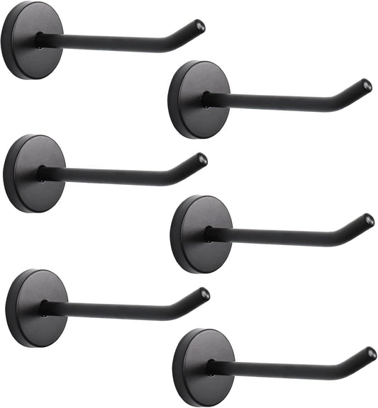 6 Pack Wall Mount Hooks for Hanging Hat Hurse Robe 304 Stainless Steel Heavy Duty Towel Hangers