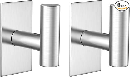 Wall Towel Hooks Heavy Duty Sticky Holder Waterproof Towel Hooks for Hanging Coat Clothes