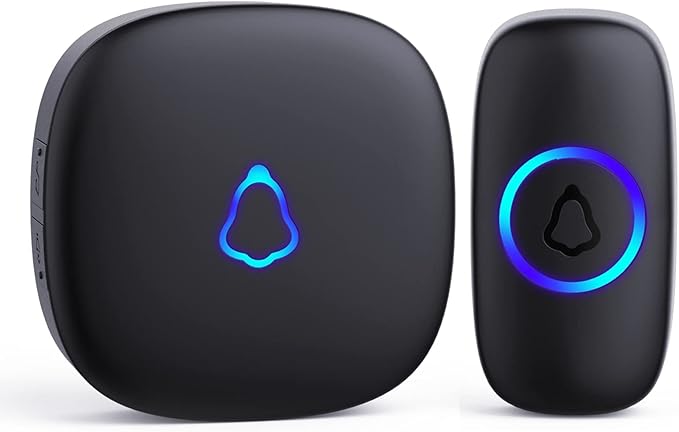 Wireless Doorbell Easy installation Waterproof Adjustable Volume 58 Chimes Colorful LED