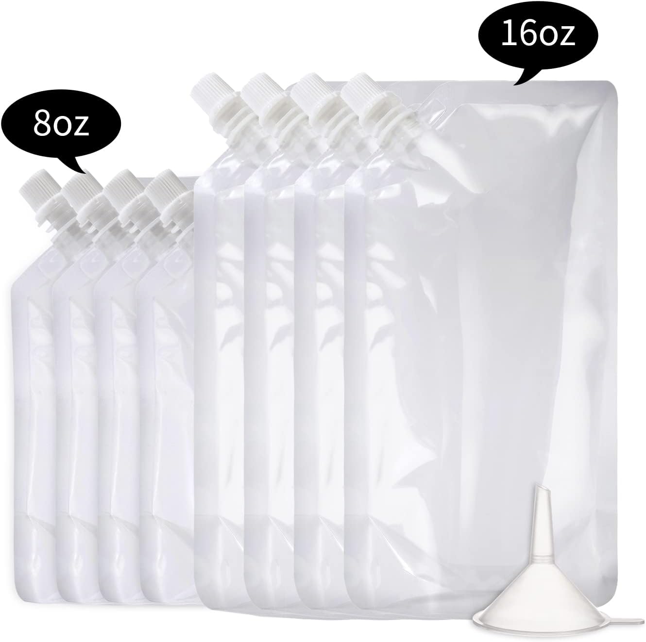 Alcohol Pouches for Liquor Reusable Drink Pouches for Adults Alcohol Drinking Flasks
