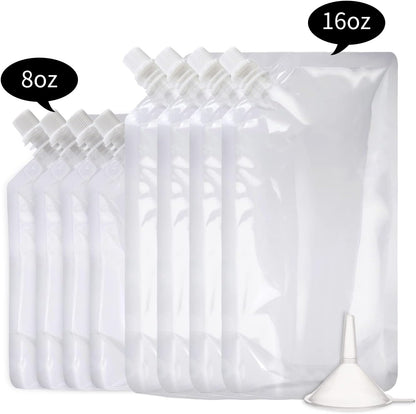 Alcohol Pouches for Liquor Reusable Drink Pouches for Adults Alcohol Drinking Flasks