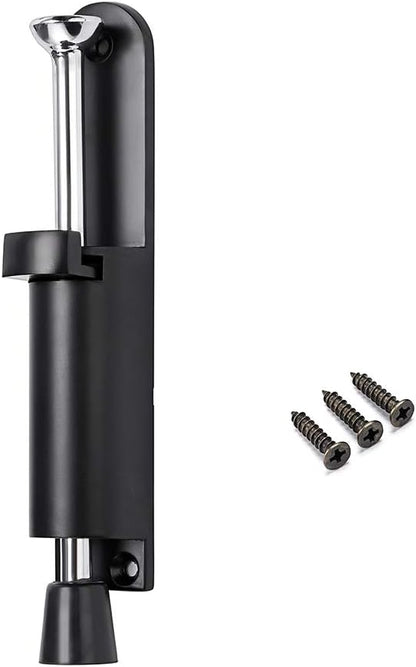 Stainless Steel Easy Step Door Stopper Spring Loaded Telescopic Step On/Off Door Stopper Rubber