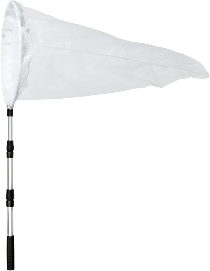 Butterfly Net with 16" Ring 36" Net Depth Handle Extends to 36 Inches