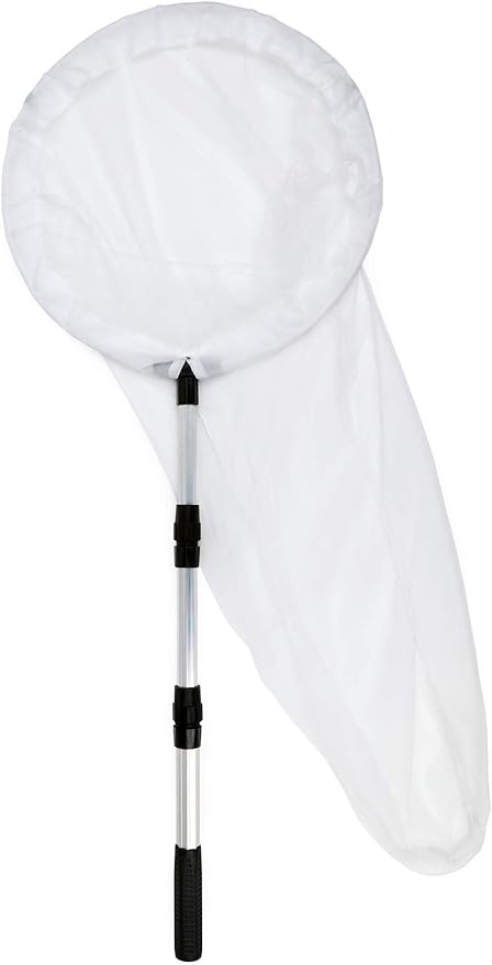 Butterfly Net with 16" Ring 36" Net Depth Handle Extends to 36 Inches