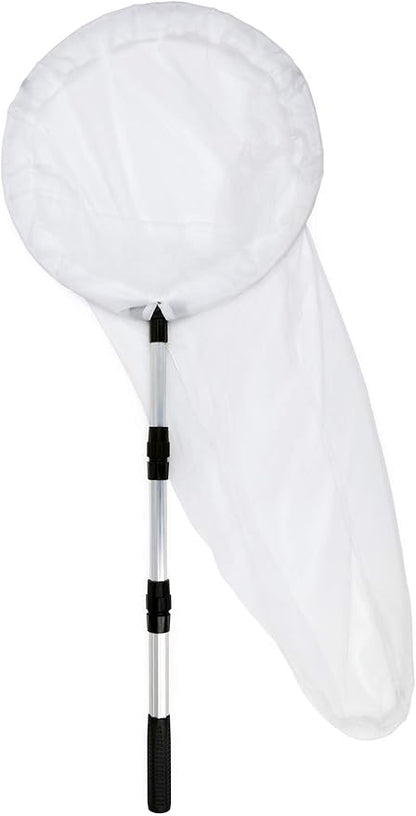 Butterfly Net with 16" Ring 36" Net Depth Handle Extends to 36 Inches