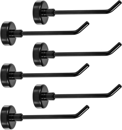 6pcs Large Magnetic Hooks 2.2lb 2.8 Inch Long Heavy Duty Magnet Hooks Strong Magnetic Cruise Hangers