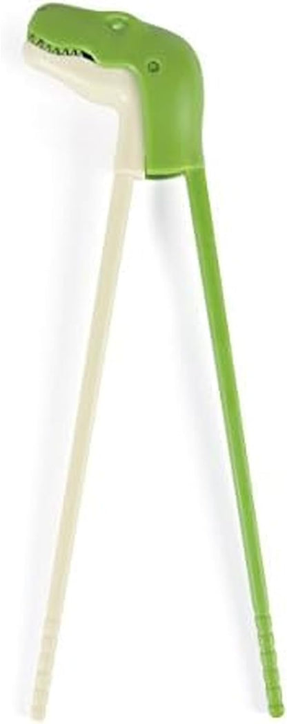 T-Rex Dinosaur Picky Eater Solutions Beginner Kids Reusable Chopsticks  Animated Interactive