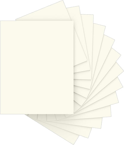 Cream Cardstock Paper 8.5 x 11 Ivory Cardstock Printer Paper 8.5x11, Off White Card Stock Paper 8.5 x 11, 200 GSM