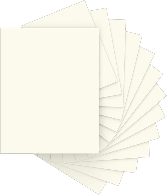 Cream Cardstock Paper 8.5 x 11 Ivory Cardstock Printer Paper 8.5x11, Off White Card Stock Paper 8.5 x 11, 200 GSM