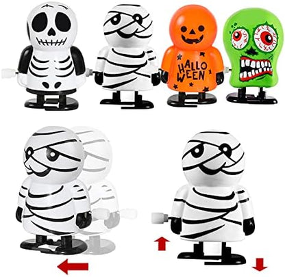 12pcs Halloween Wind Up Toys Assortment for Kids Halloween Party Favors Treat