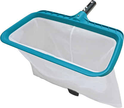 Pool Skimmer Net Heavy Duty Swimming Leaf Rake Cleaning Tool with Deep Fine Nylon Mesh